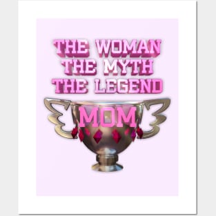 The woman the myth the legend mom Posters and Art